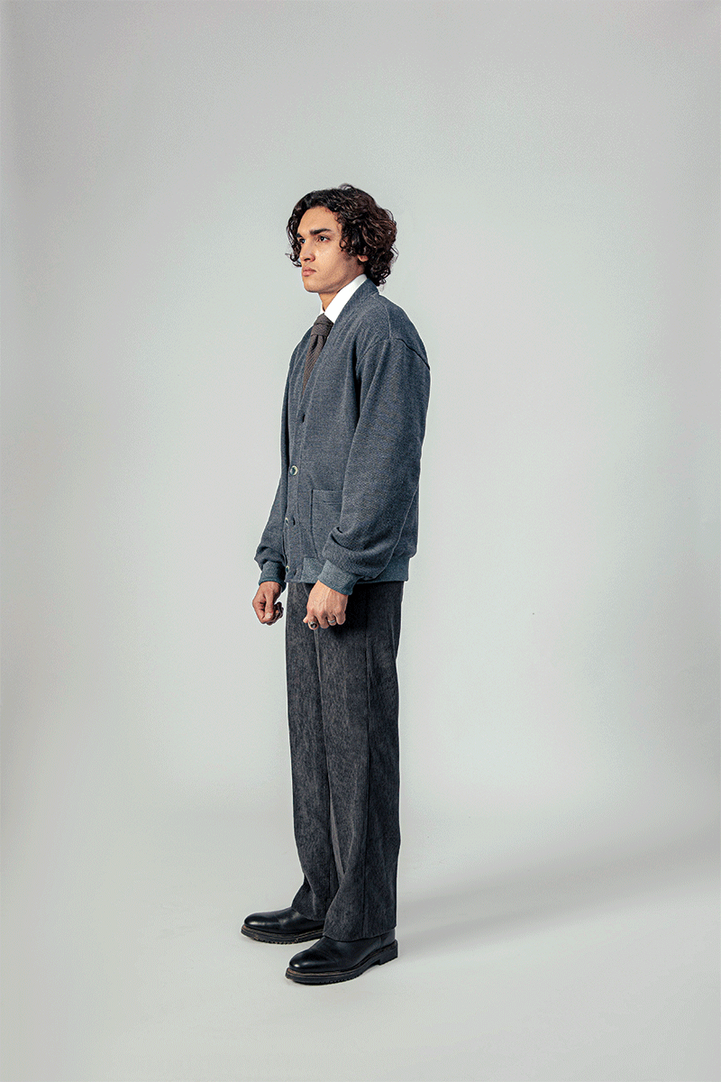 GREY CORDUROY PANTS