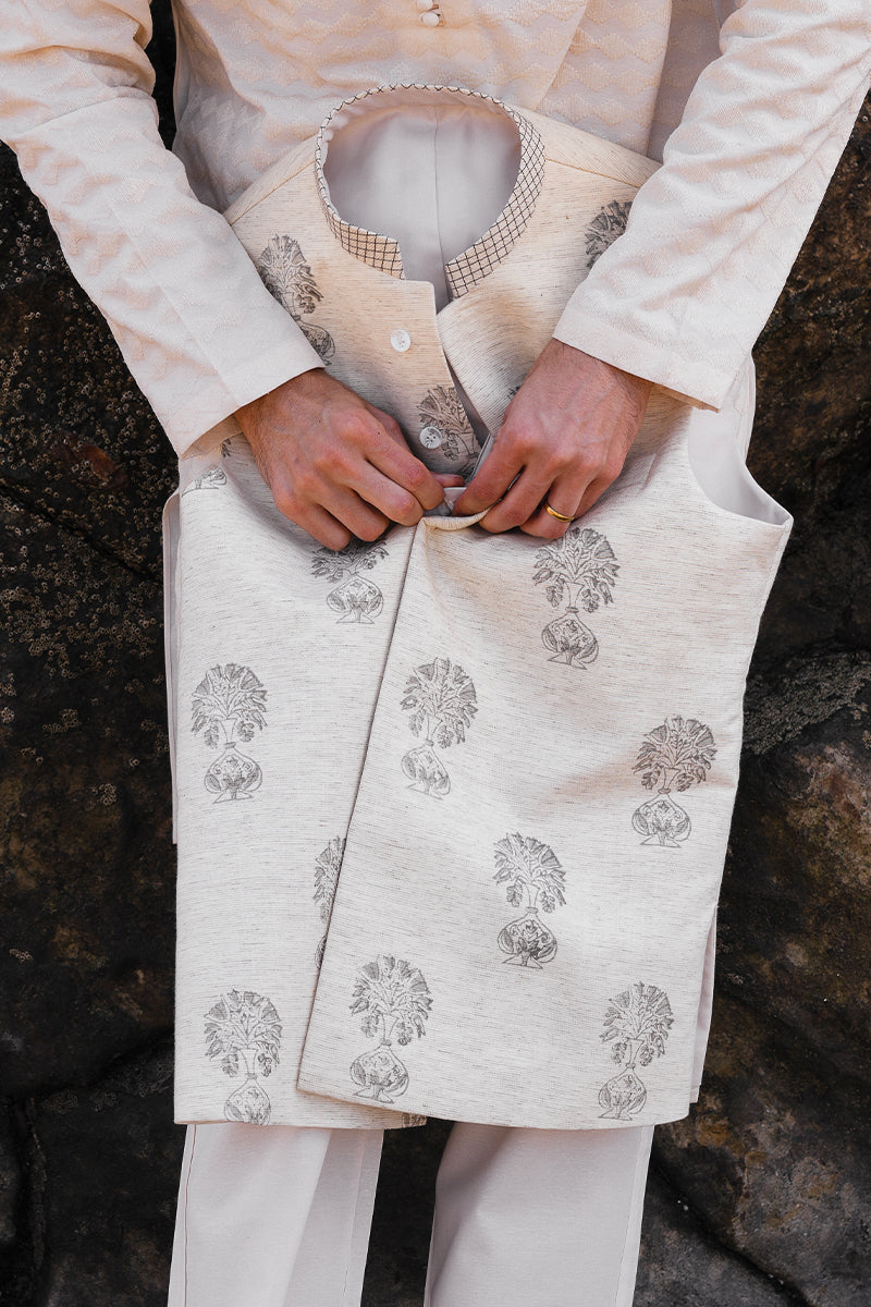 'Cream' Waistcoat
