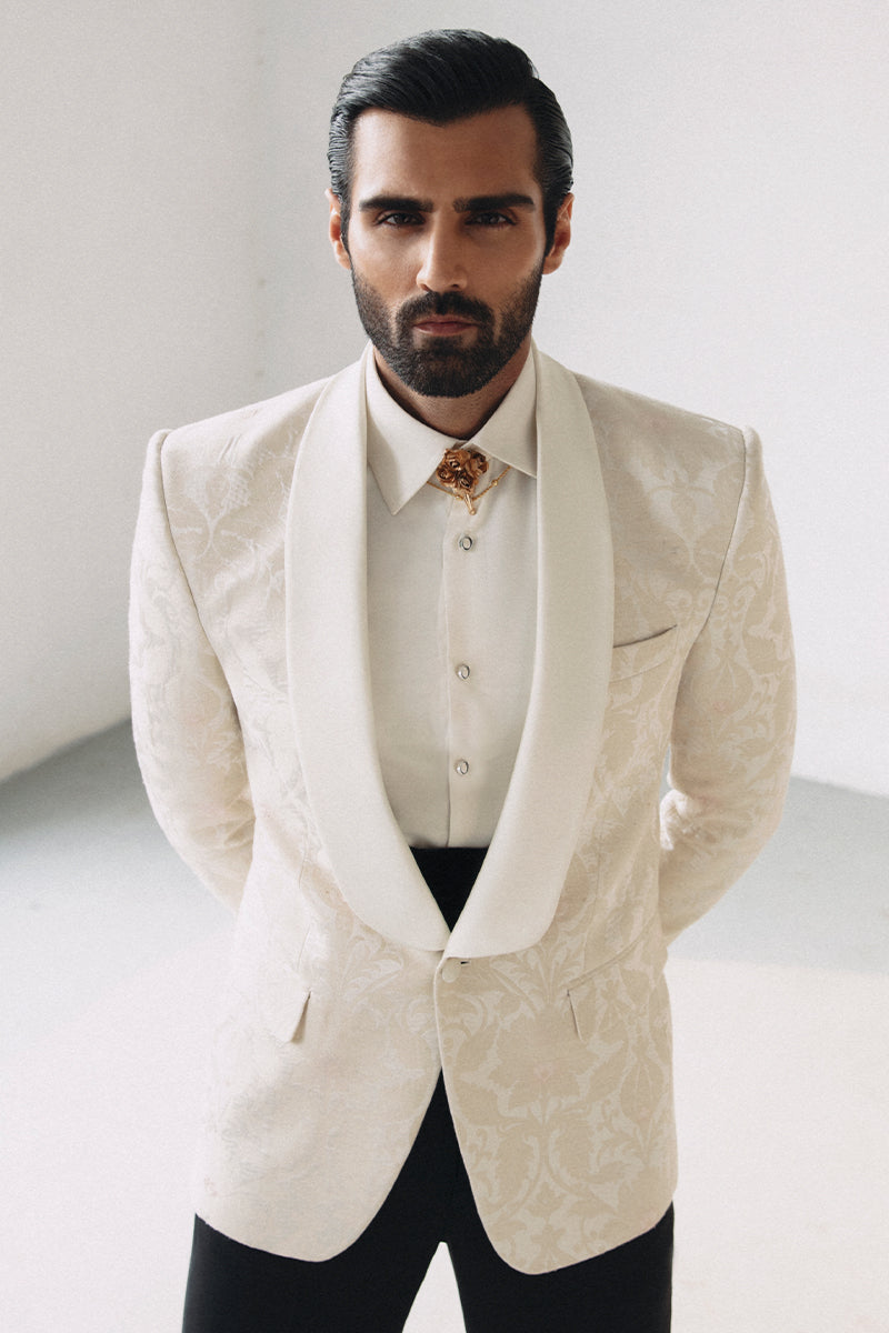 'CIRO' JACQUARD TUXEDO SUIT