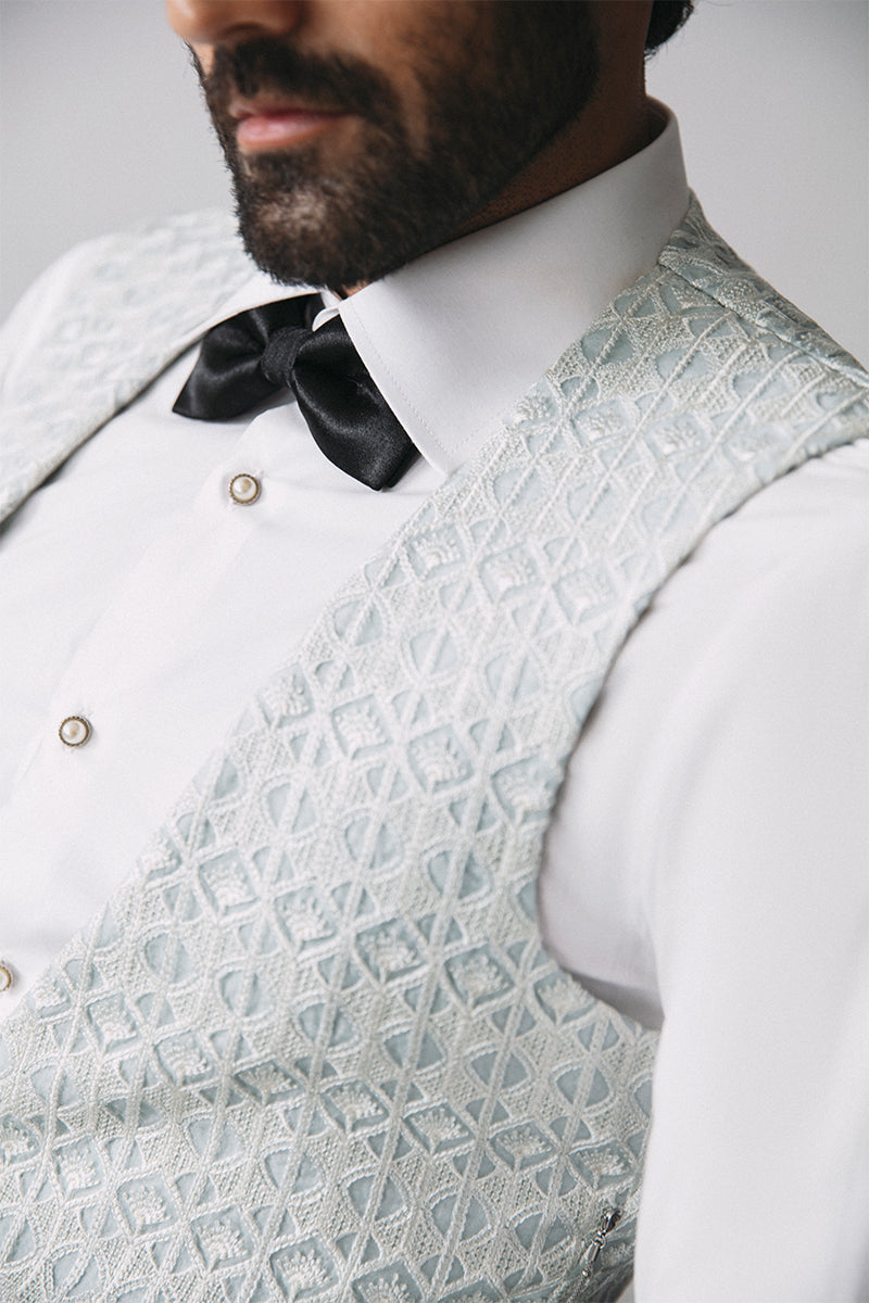 TEAL BLUE WAISTCOAT