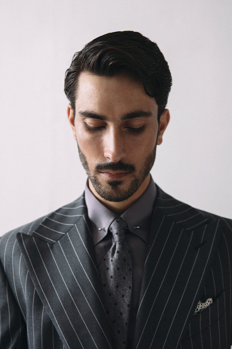 'GRIS' STRIPED DOUBLE BREASTED SUIT