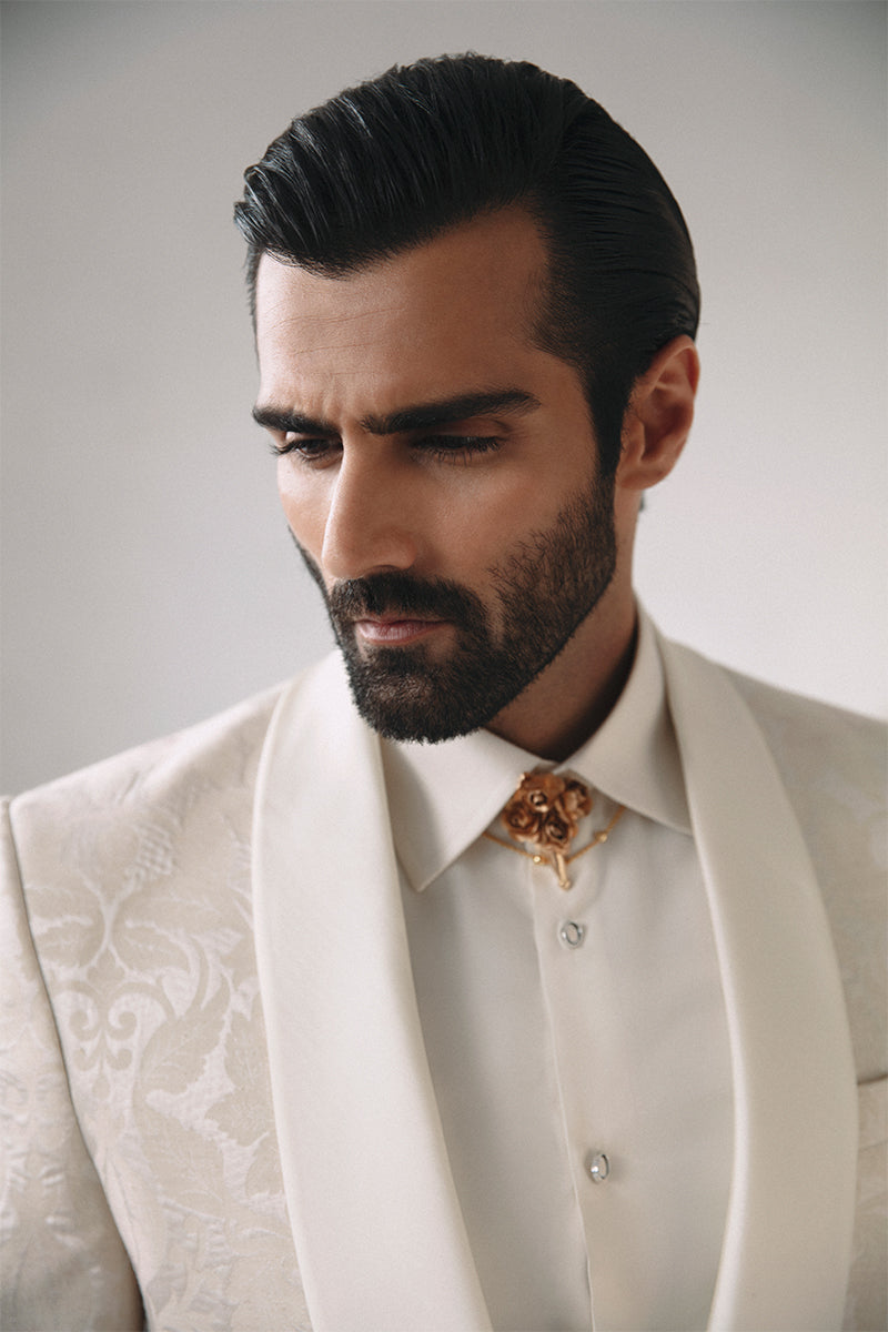 'CIRO' JACQUARD TUXEDO SUIT