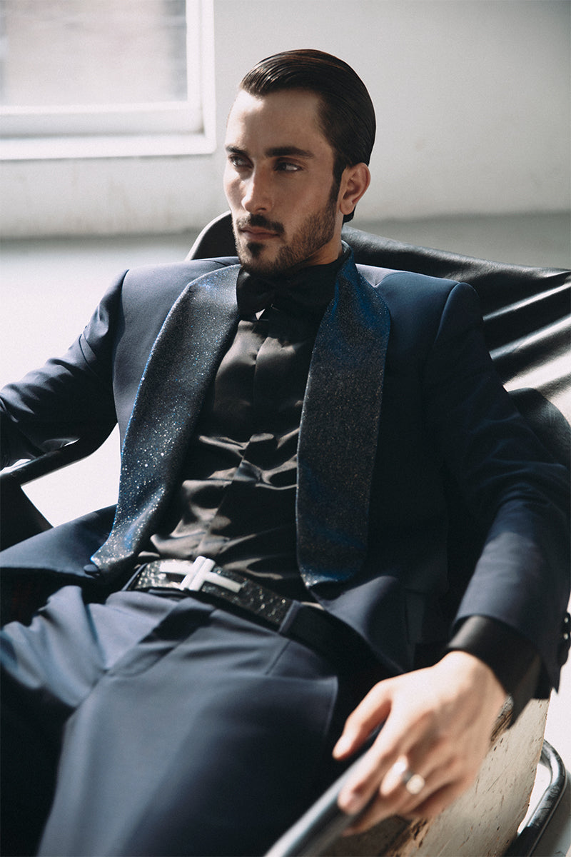 'BLU' TUXEDO SUIT
