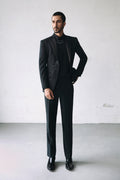 'NOIR' PEAK LAPEL SUIT