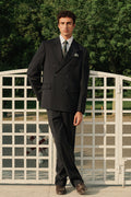 Navy blue Double Breasted Suit
