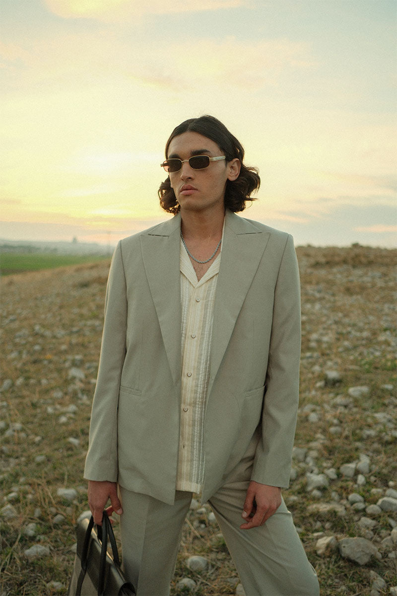 PEARL GREY SUIT