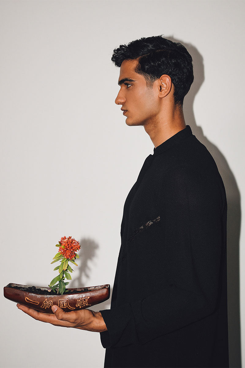 BLACK KURTA PAJAMA