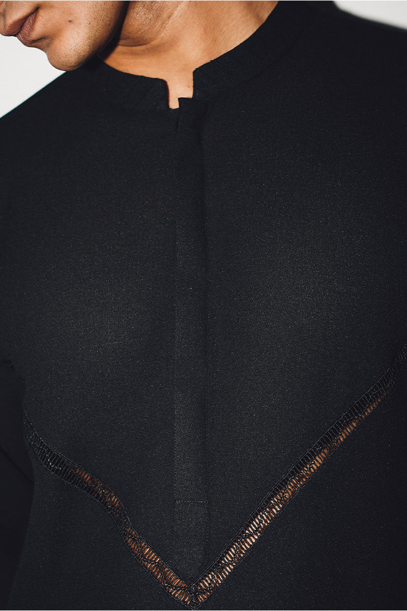 BLACK KURTA PAJAMA