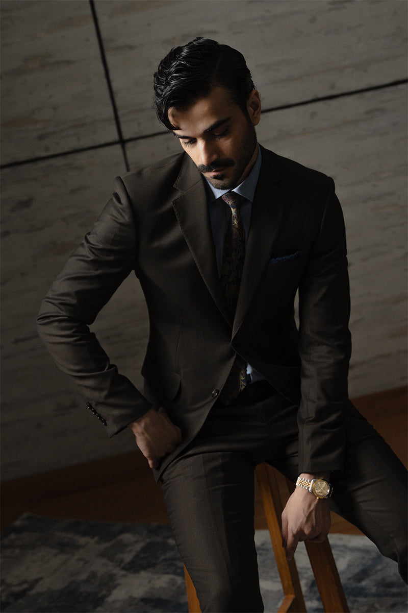 DARK BROWN SUIT