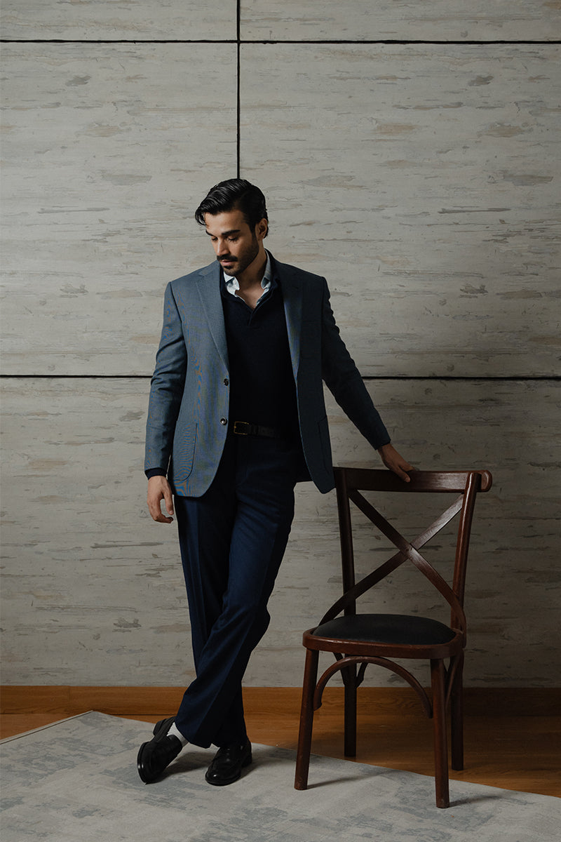 DEEP BLUE BLAZER